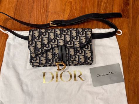 dior saddle belt pouch review.